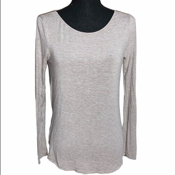 Express Surplice Back Long Sleeve Top - Picture 1 of 7